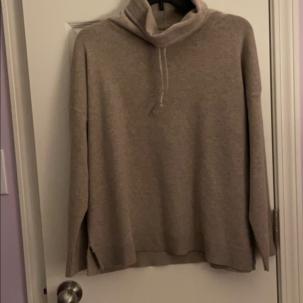 Andrea Jovine mock turtleneck with draw strings